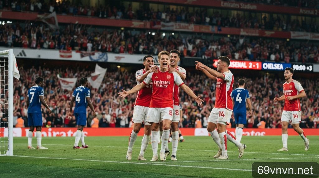 Ngoại hạng Anh 2026/27: Arsenal ngược dòng hạ Chelsea, khẳng định vị thế nhà đương kim vô địch