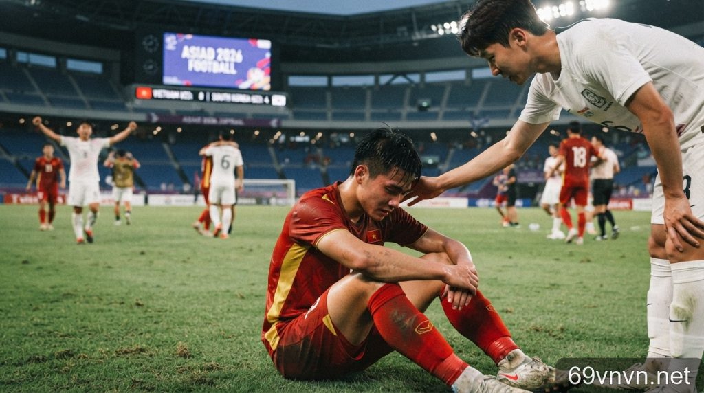 ASIAD 2026: U23 Việt Nam dừng bước tại tứ kết sau trận thua trước U23 Hàn Quốc